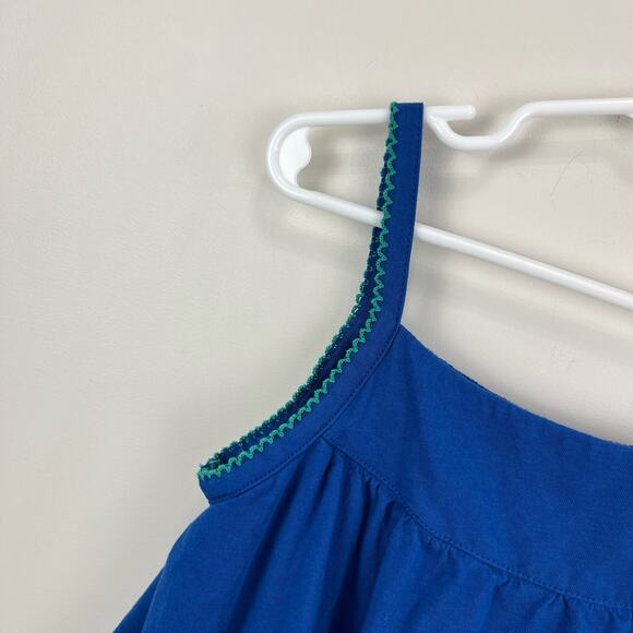 J. Crew Girls Blue Tank Romper Small (6) - Picture 3 of 6
